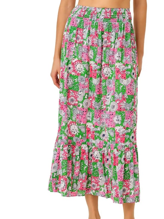 Lilly Pulitzer Dresses & Skirts - Lilly Pulitzer maxi skirt in vintage vault print of Chicken Check. NWT